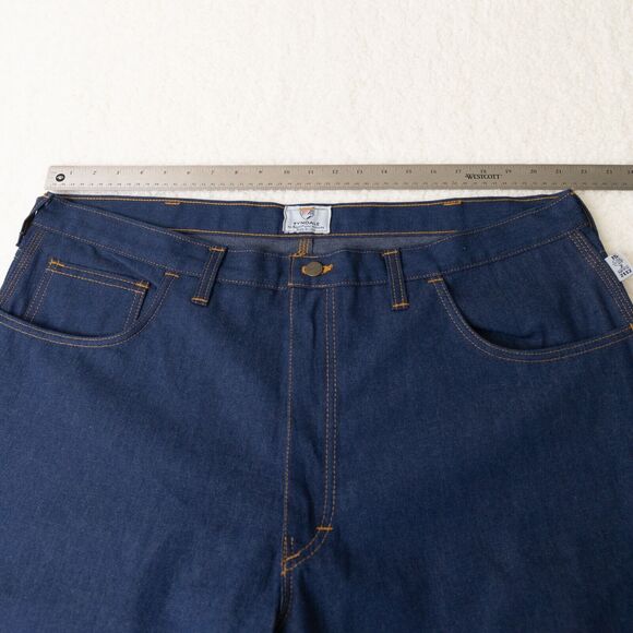 Tyndale Flame Resistant Blue Jeans NFPA 2112 Cal 15 Cat 2 Men's Sz 44x32 NWT - Picture 7 of 16